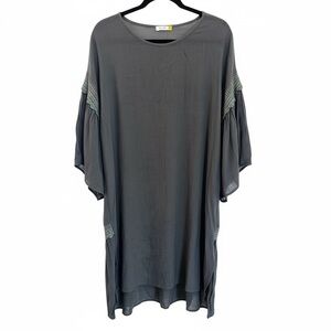 Tulip B Black Oversized Tunic Dress or Cover- up NWNT